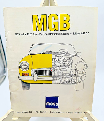 Moss motors mgb and - moss, 5.0