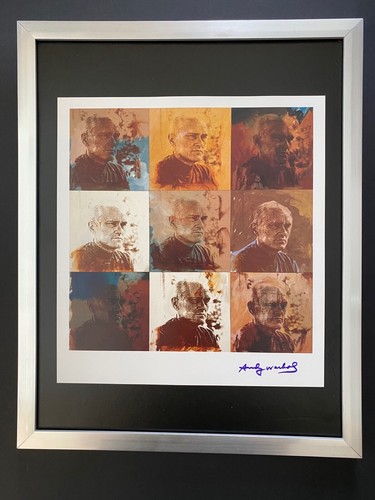 Andy warhol signed 1984 - signed,
