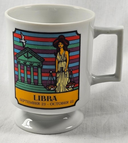 Libra scales zodiac vintage - libra,