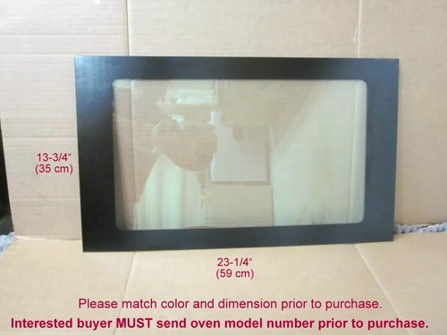 Miele 4522550 oven door - 4522550, middle