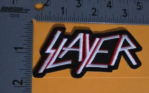 Slayer embroidered iron - slayer, iron/sew