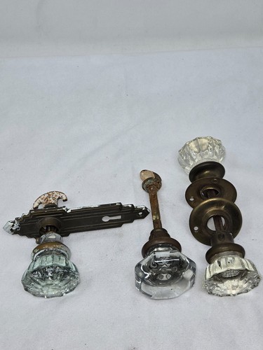 Antique vintage clear glass - vintage, &