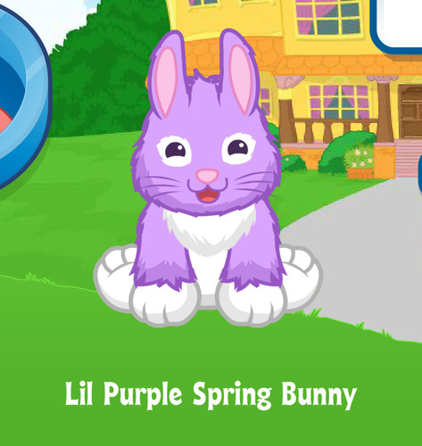 Webkinz lil purple spring - lil,