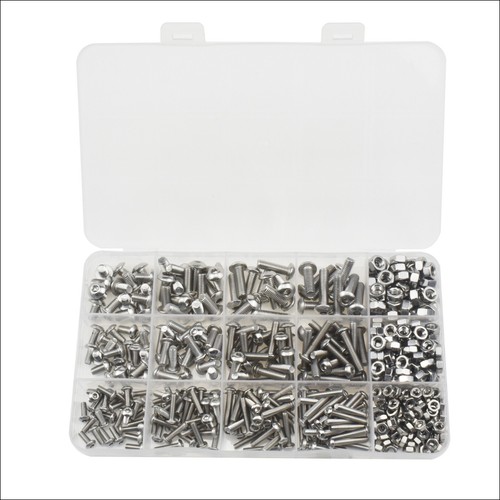 500pcs stainless steel hex - 500pcs,