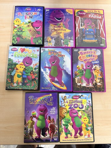 Barney dvd lot - lot, learning