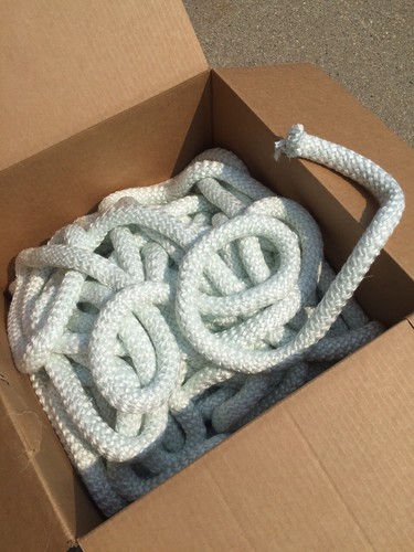 Fiberglass firedoor rope - 1",