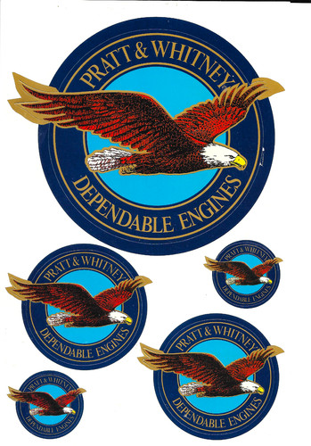 Pratt whitney stickers 5 - stickers,