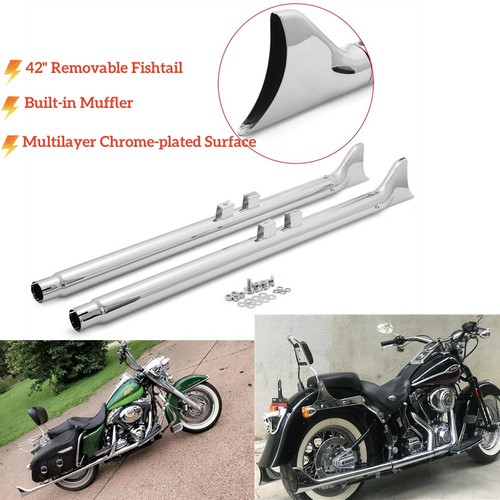 42in fishtail slip exhaust - 42in,