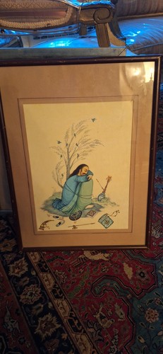 1940 water color painting - water,
