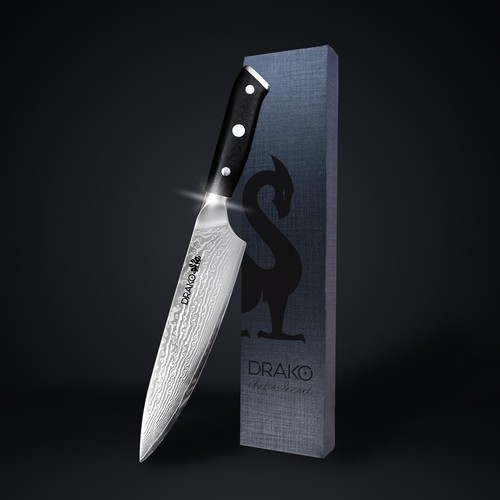 Drako nordic chef s knife - 8",