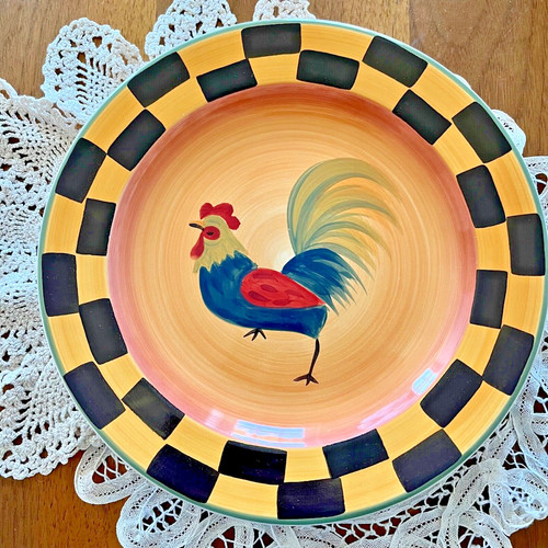 Roosters seville plate by - of,