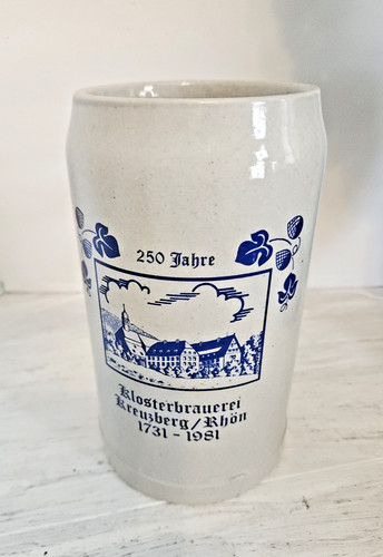 Vtg large german beer stein - beer,