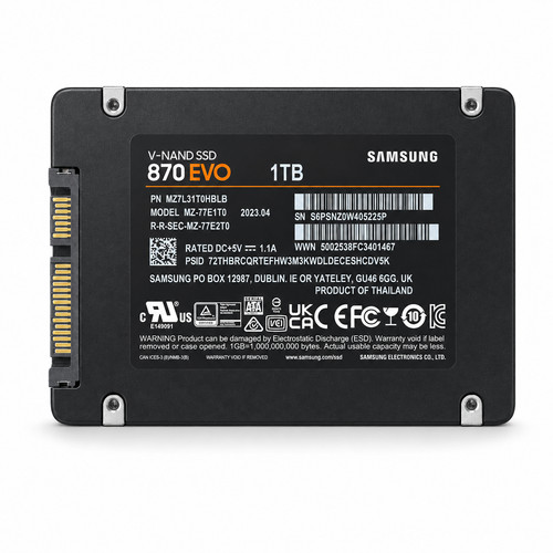 Samsung 870 evo 1tb - 870, inch