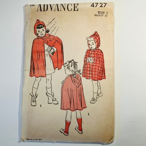 1940s advance 4727 girls 2 - sz,
