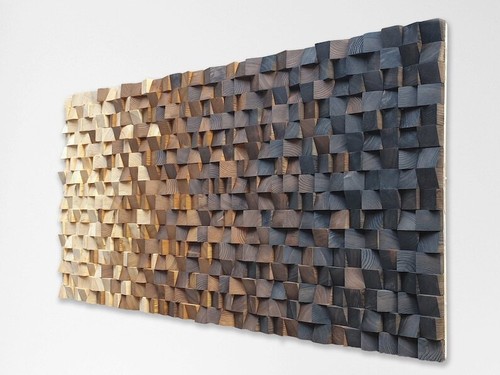 Wooden wall art sound - wooden, art,