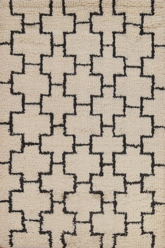 Ivory black geometric - ivory/,