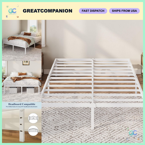 Full size metal bed frame - frame, with