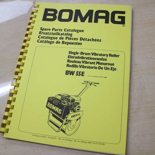 Bomag 55e vibratory roller - bw,