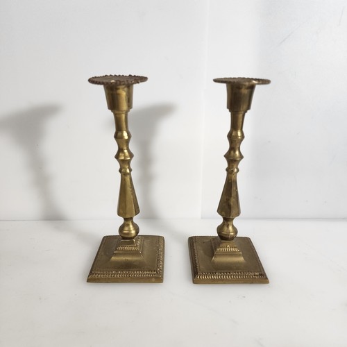 Vintage brass candlestick - vintage,