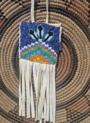 8in native american - native, beaded
