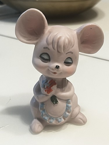 Kelvin pink mouse figurine - kelvin’s,