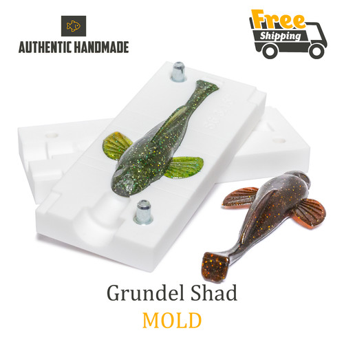 Grundel goby shad fishing mold - grundel,