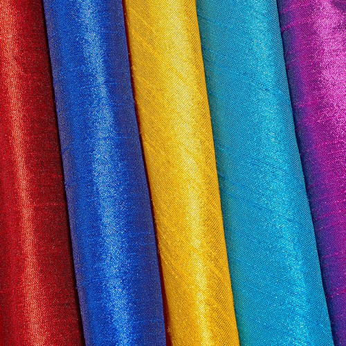 Silk dupioni shantung fabric - silk,
