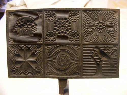 Antique wafer iron - wafer, ,