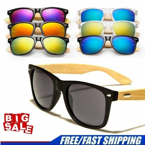 Unisex bamboo sunglasses - bamboo,