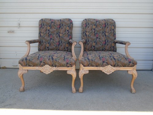 Pair french lounge - lounge, chairs