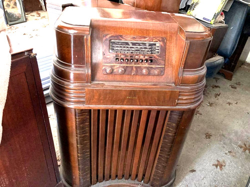Antique radio philco console - radio,