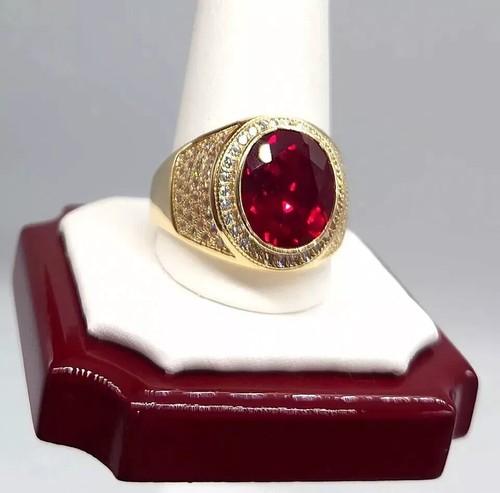 3ct oval red ruby lab - 3ct, created