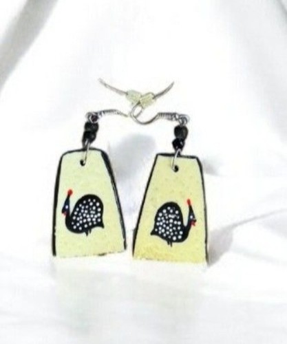 Handcrafted shell guinea - shell, fowl