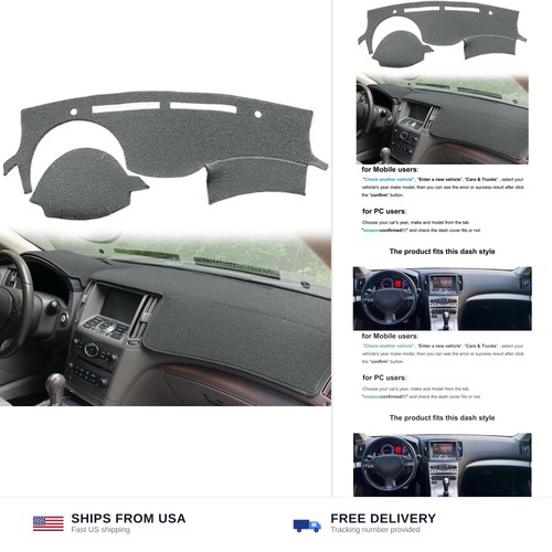 Dash cover mat custom fit - mat, for