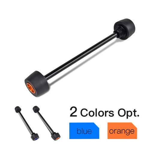 Front axle sliders crash - front, pads