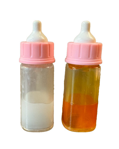 Baby doll bottles - bottles, disappearing