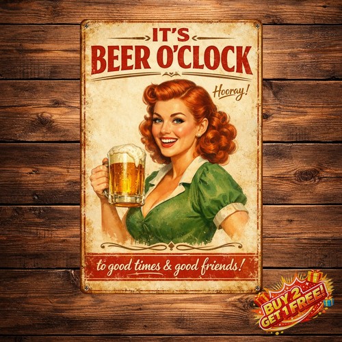 Pin lady beer - up,