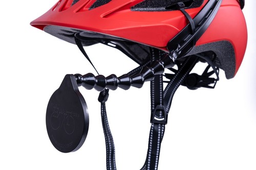 Bicycle helmet mirror - helmet,