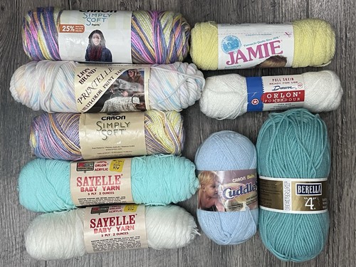 Baby yarn vintage mixed - (9),