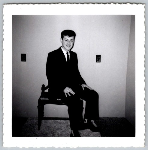 Vtg snapshot handsome - vtg, b&w