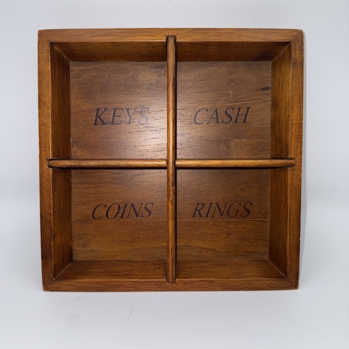 Vintage wood tray - wood,