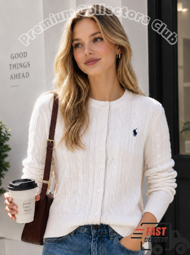 Polo ralph lauren white cable - polo,