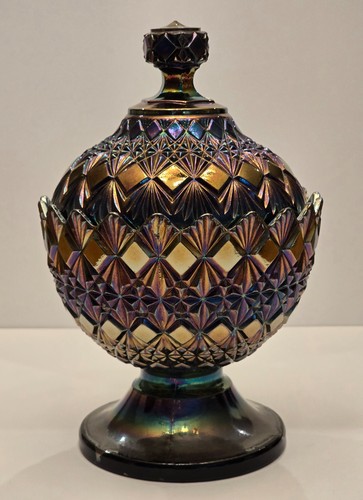 Fenton fine cut block - block, footed