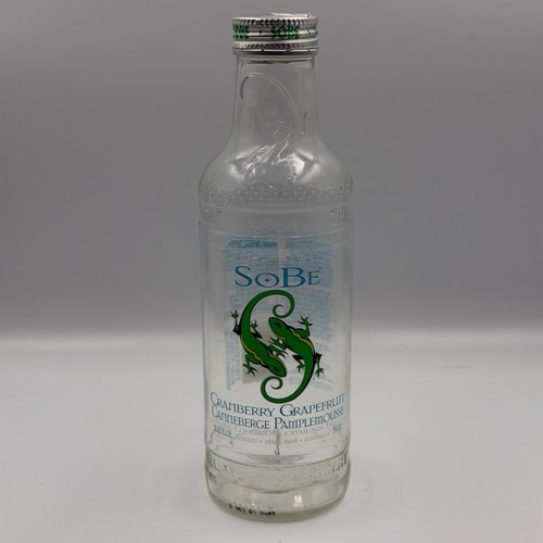 2000 sobe empty glass - sobe, bottle