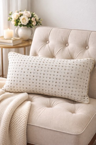 Beige gold long rectangular - beige,