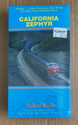 California zephyr vhs video - zephyr,