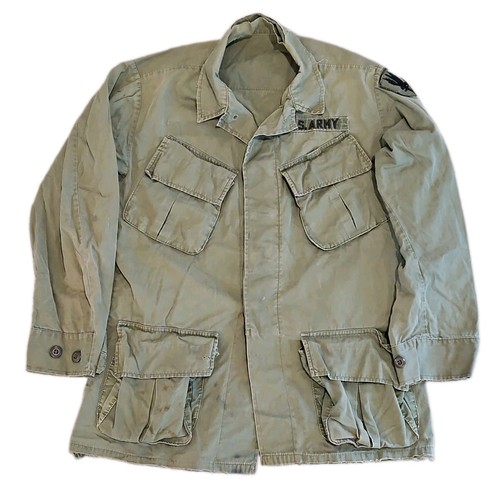 Vtg 60s jungle jacket military - 60s,