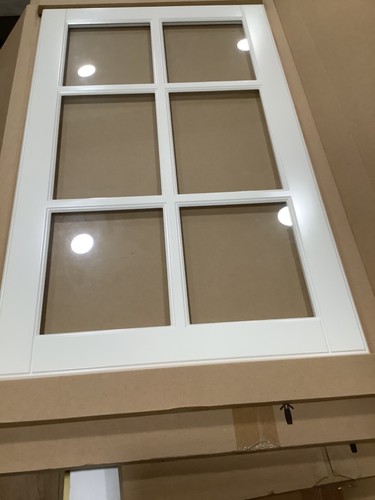 Ikea bodbyn off - white, glass
