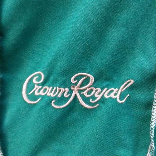Crown royal green fabric - crown,