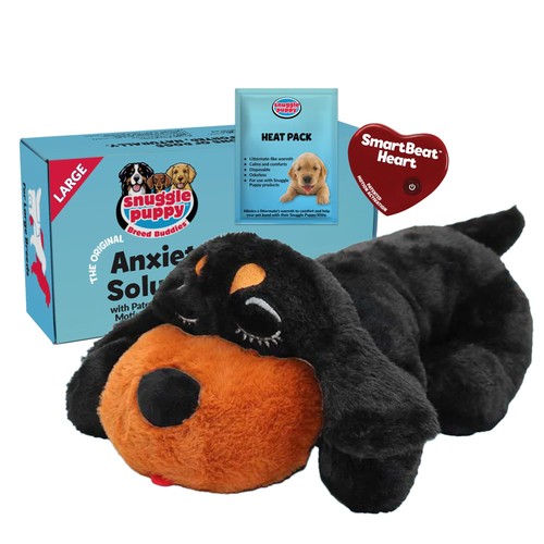 Snuggle puppy heartbeat toy - puppy,